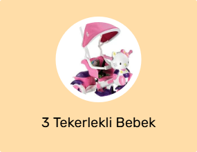 3 Tekerlekli Bebek Bisikleti