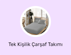 Tek Kişilik Çarşaf Takımı