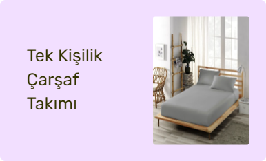 Tek Kişilik Çarşaf Takımı