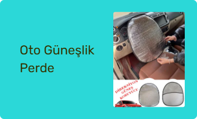 Oto Güneşlik Perde