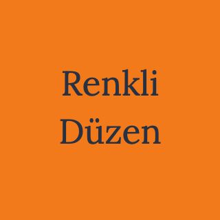 Renkli Düzen