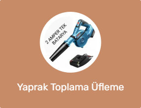 Yaprak Toplama Üfleme Makinesi