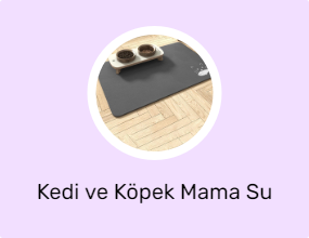 Kedi ve Köpek Mama Su Kabı