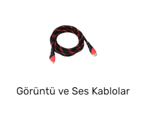Görüntü ve Ses Kablolar