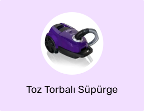 Toz Torbalı Süpürge