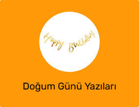 Doğum Günü Yazıları