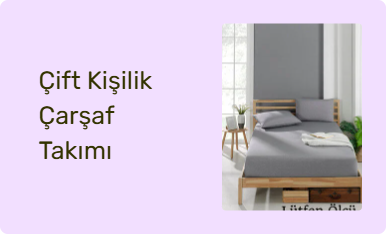 Çift Kişilik Çarşaf Takımı