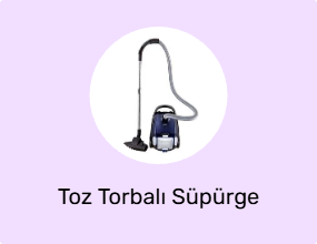 Toz Torbalı Süpürge
