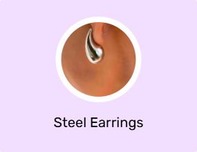 Steel Earrings
