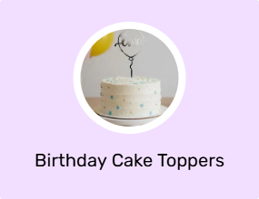 Birthday Cake Toppers