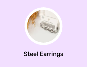 Steel Earrings