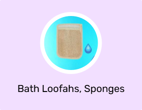 Bath Loofahs, Sponges & Poufs