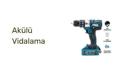 Akülü Vidalama