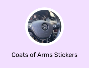 Coats of Arms Stickers & Phosphor Strips