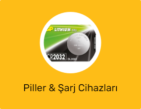 Piller & Şarj Cihazları