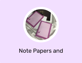 Note Papers and Notepads