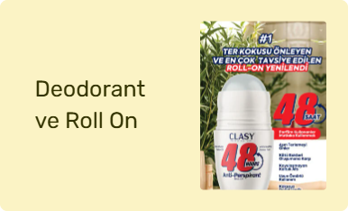 Deodorant ve Roll On