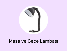 Masa ve Gece Lambası