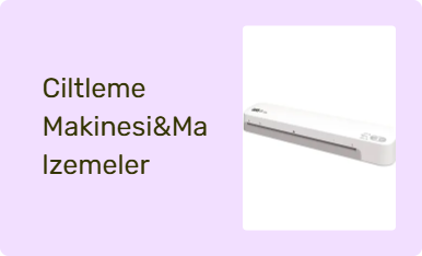 Ciltleme Makinesi&Malzemeler