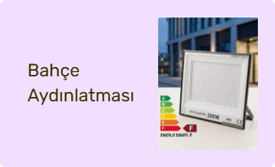 Bahçe Aydınlatması