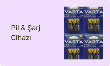 Pil & Şarj Cihazı