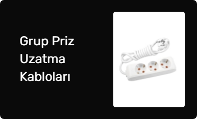Grup Priz Uzatma Kabloları