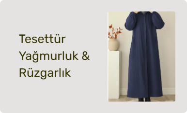 Tesettür Yağmurluk & Rüzgarlık