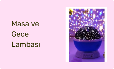 Masa ve Gece Lambası