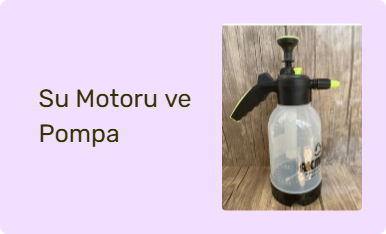 Su Motoru ve Pompa