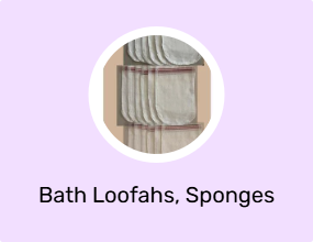 Bath Loofahs, Sponges & Poufs