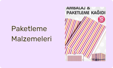 Paketleme Malzemeleri