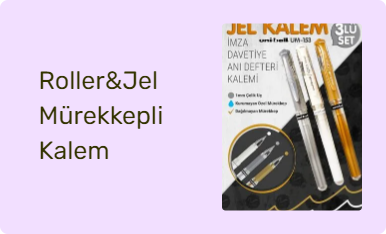 Roller&Jel Mürekkepli Kalem