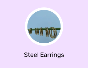 Steel Earrings