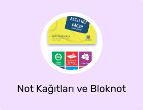Not Kağıtları ve Bloknot