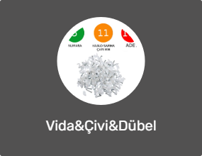 Vida&Çivi&Dübel