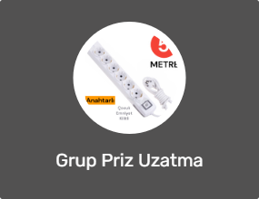 Grup Priz Uzatma Kabloları