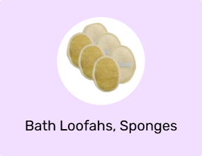 Bath Loofahs, Sponges & Poufs