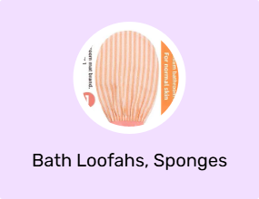 Bath Loofahs, Sponges & Poufs