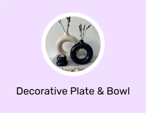 Decorative Plate & Bowl