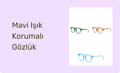Mavi Işık Korumalı Gözlük