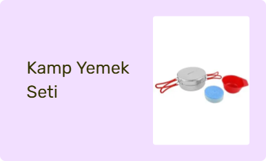 Kamp Yemek Seti