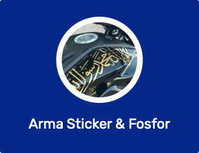 Arma Sticker & Fosfor Şerit