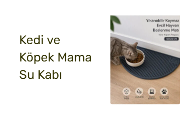 Kedi ve Köpek Mama Su Kabı