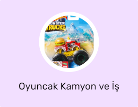 Oyuncak Kamyon ve İş Makineleri