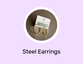 Steel Earrings