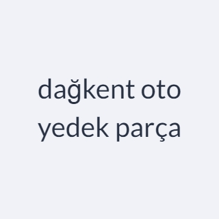 dağkent oto yedek parça