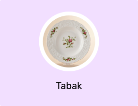 Vintage Rose Çukur Tabak 22 cm Krem