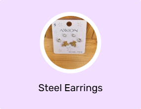 Steel Earrings