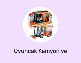 Oyuncak Kamyon ve İş Makinesi