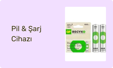 Pil & Şarj Cihazı